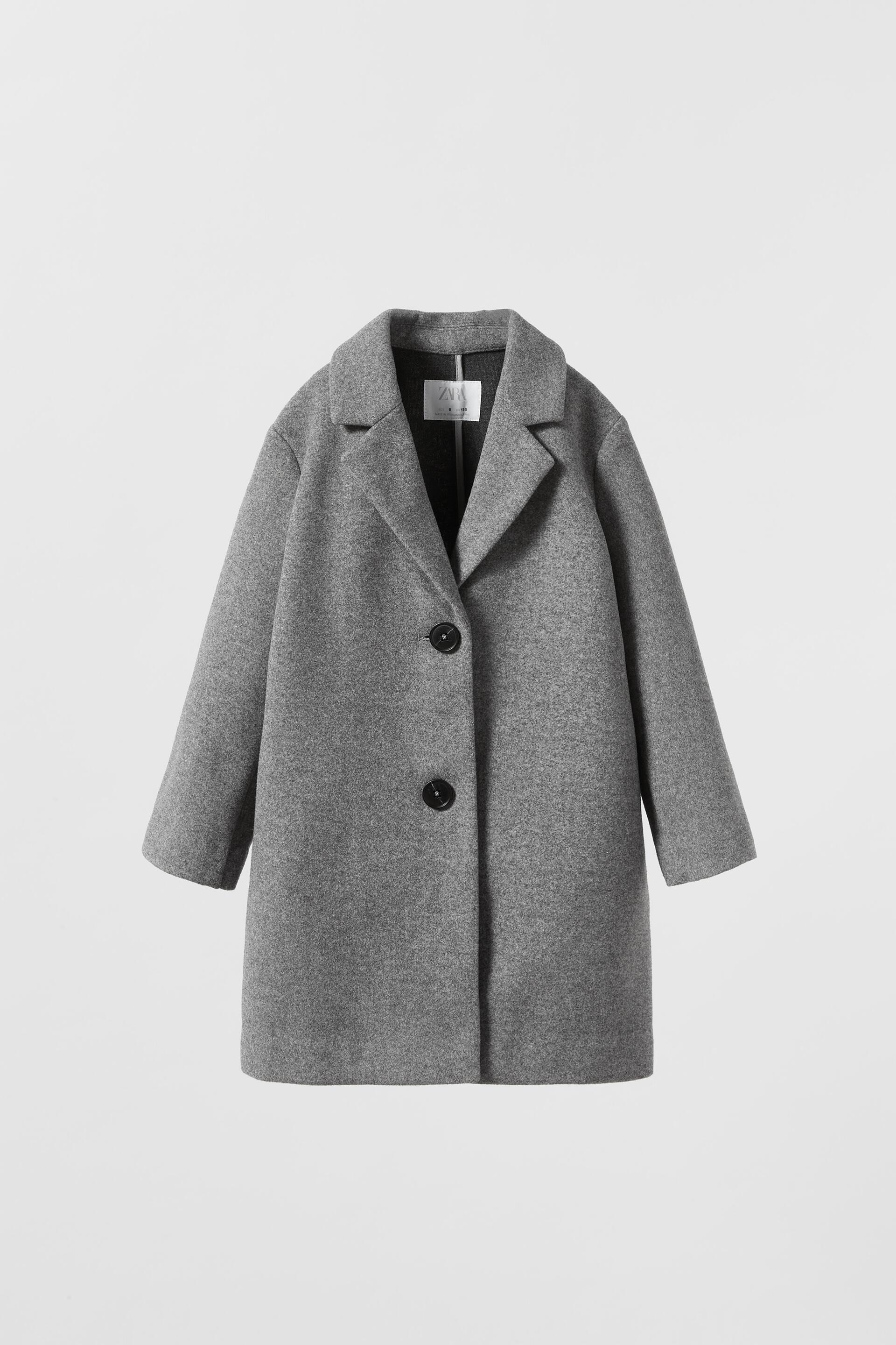 Zara basics coat sales